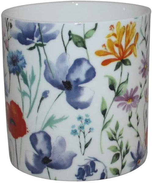 Rubyspoon Oversized Fine Bone China Wild Flowers' Balmoral Mug, 425 ml