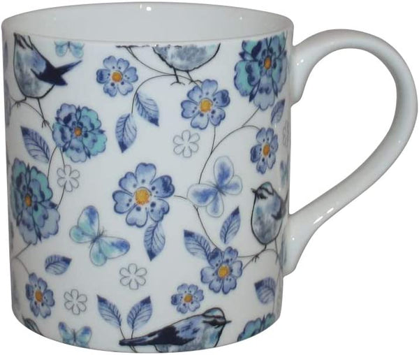 Rubyspoon Oversized Fine Bone China 'Bluebird' Balmoral Mug