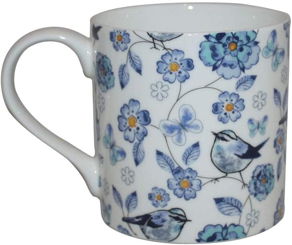 Rubyspoon Oversized Fine Bone China 'Bluebird' Balmoral Mug