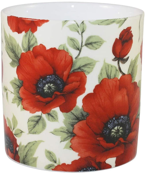 Rubyspoon Oversized Fine Bone China 'Poppy' Balmoral Mug, 425 ml